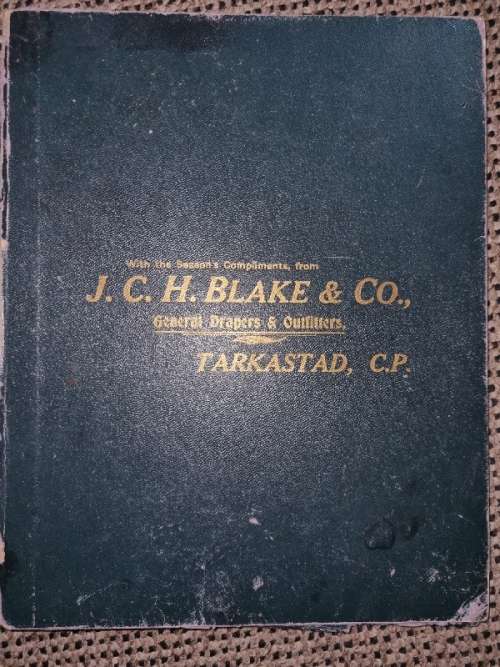 Antique Organizer - J.C.H. Blake & Co. Tarkastad - 1913
