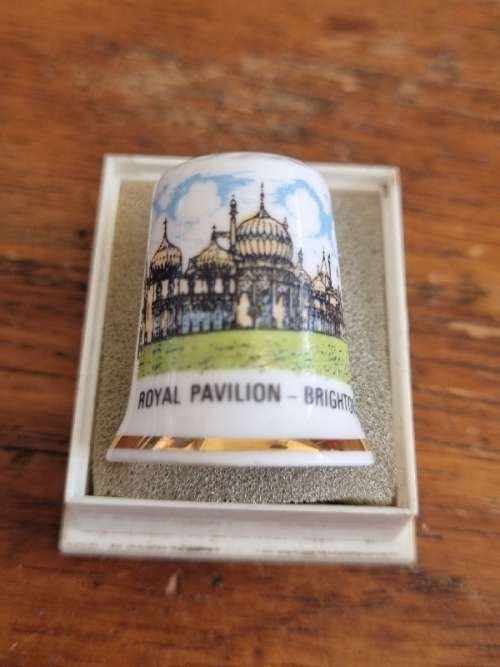 Royal Pavilion Brighton Bone China Thimble - Made in England