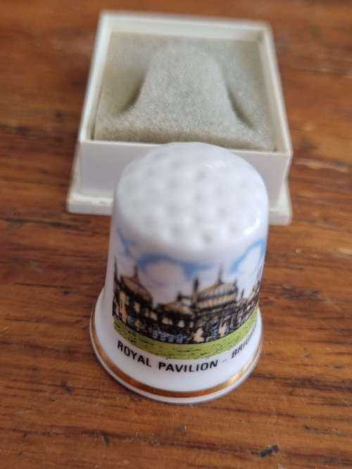 Royal Pavilion Brighton Bone China Thimble - Made in England