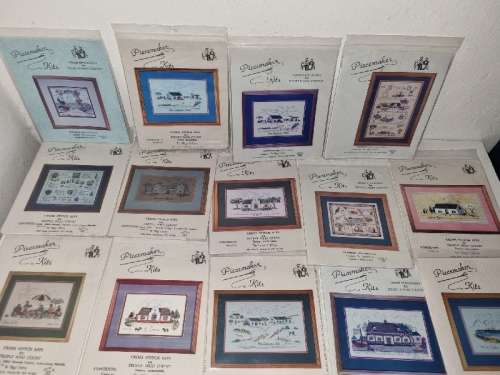 14 x Cross Stitch Kits - Includes Pattern and Instructions
