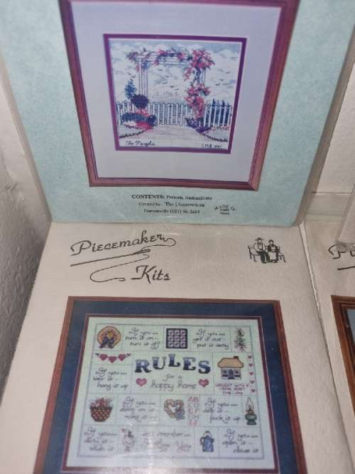 14 x Cross Stitch Kits - Includes Pattern and Instructions