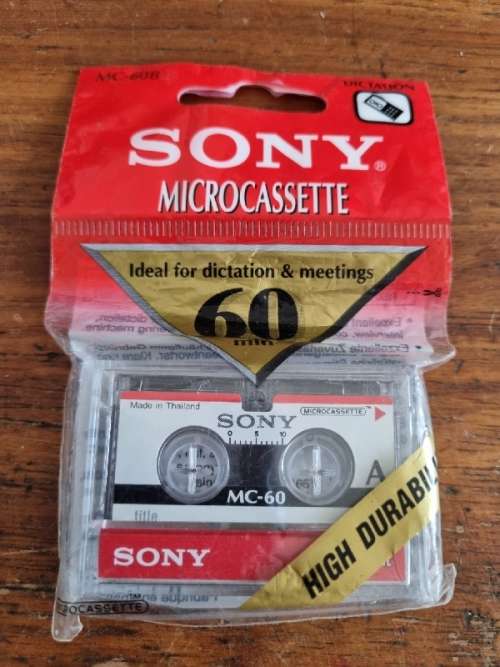 Sony Mini Cassette Tape / Microcassette MC-60 - New Sealed