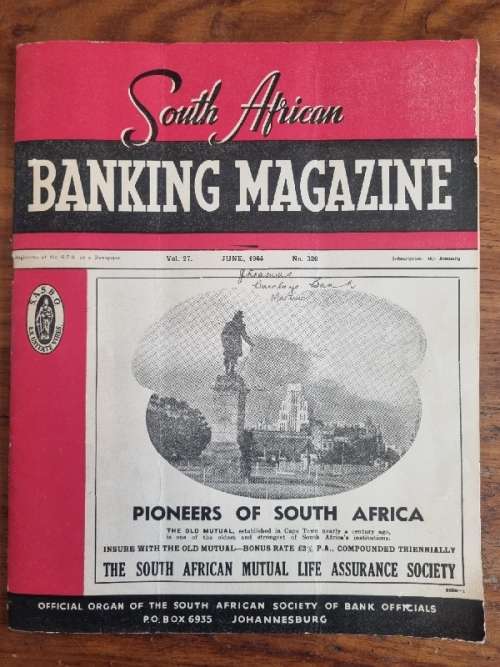 South African Banking Magazine - June 1944