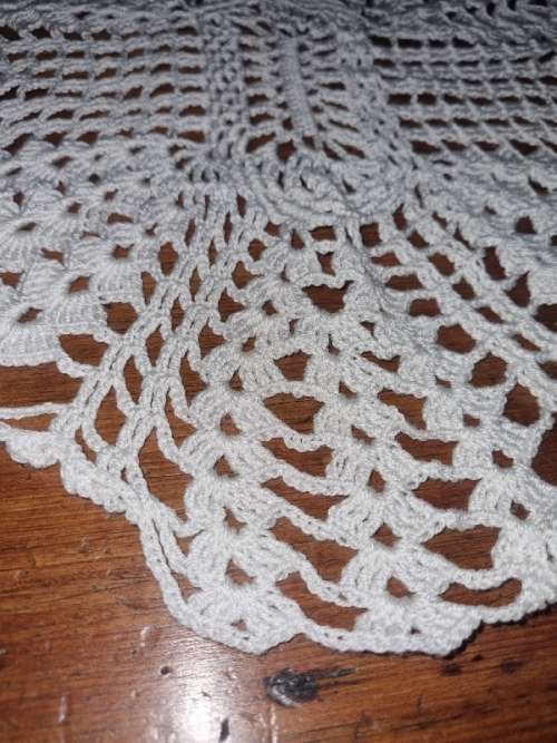 Crochet Doily - 43cm x 33cm