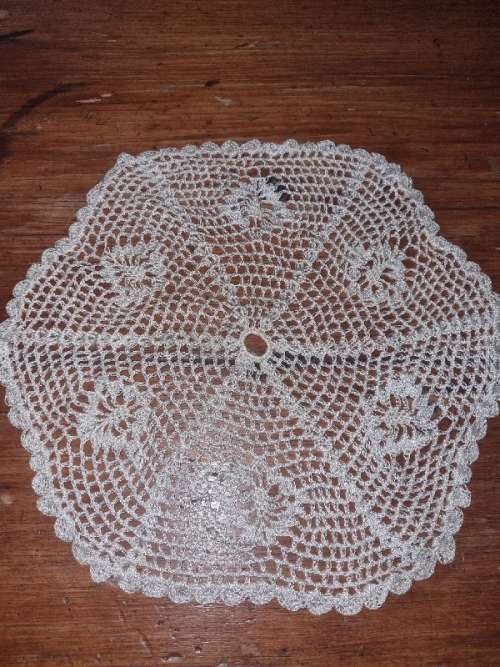 Beautiful Finely Crochet Doily - Diameter  25cm