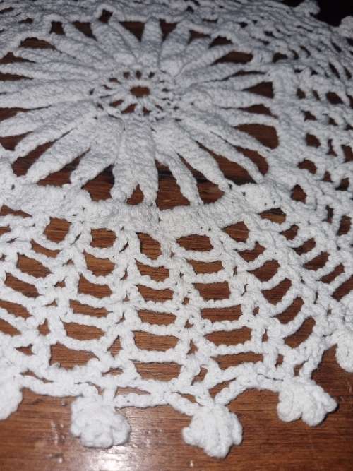 Beautiful Crochet Doily - Diameter 35cm