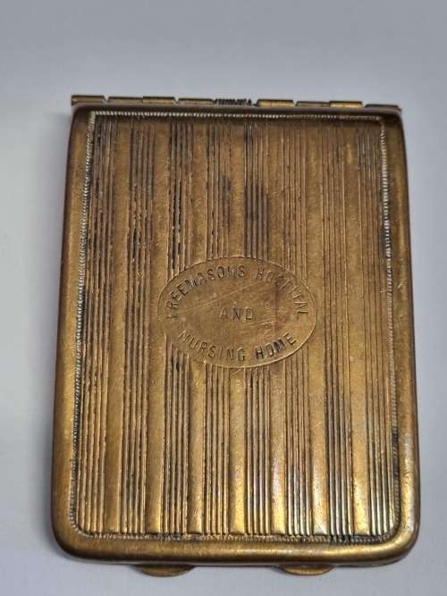 Vintage Brass Small Container - Freemason Hospital and Nursing home