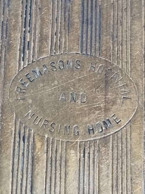 Vintage Brass Small Container - Freemason Hospital and Nursing home