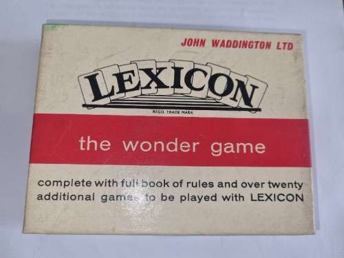 Vintage Lexicon Card Game