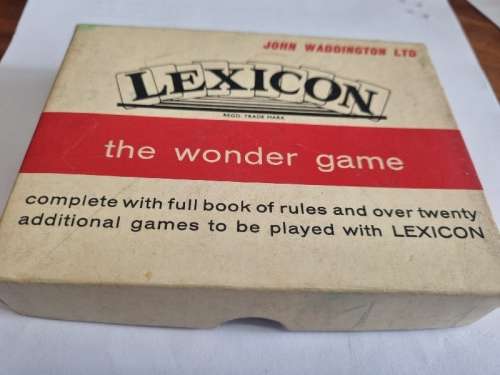 Vintage Lexicon Card Game
