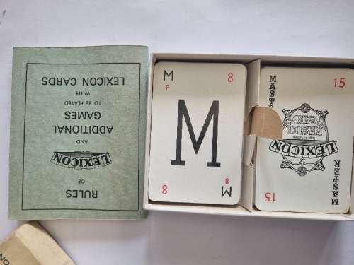 Vintage Lexicon Card Game