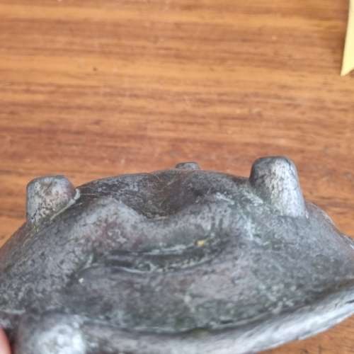 Metal Face Shaped Ashtray