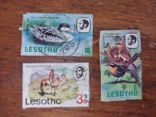 3 x Lesotho stamps