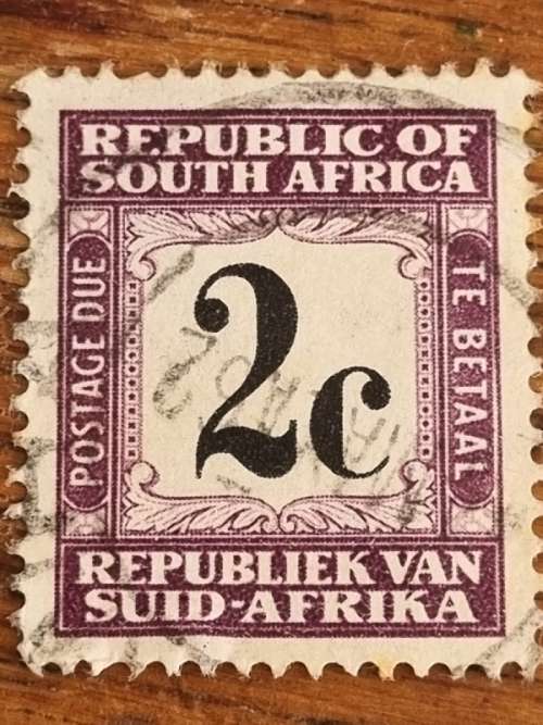 Republic of South Africa 2c stamp