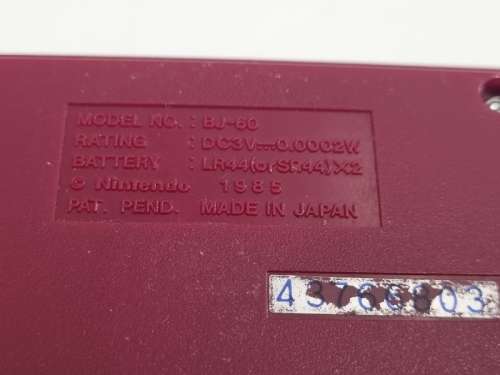 Nintendo Game & Watch Black Jack Multi Screen