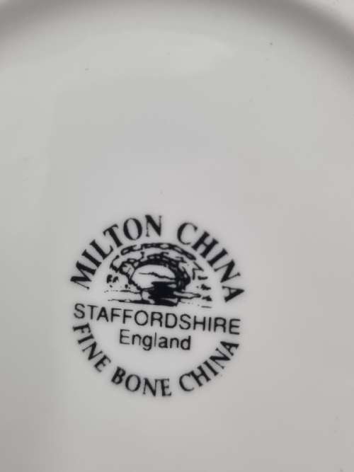 Beautiful Milton China Staffordshire England Fine Bone China Floral Mug