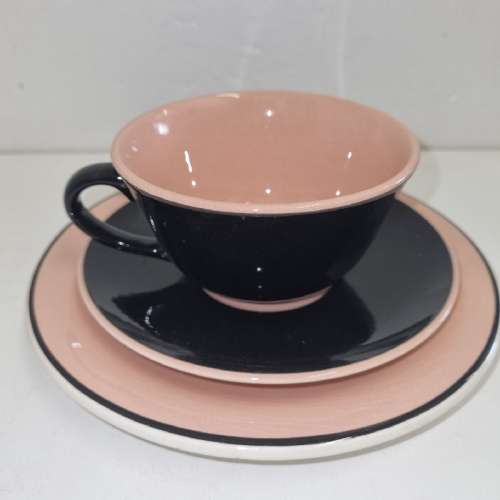 Villeroy & Boch Trio - Made in Germany - Black & Pink