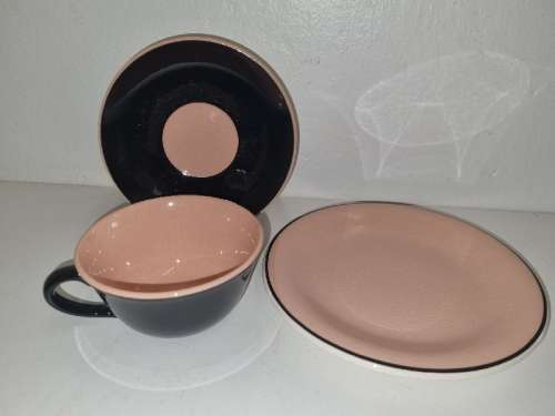 Villeroy & Boch Trio - Made in Germany - Black & Pink