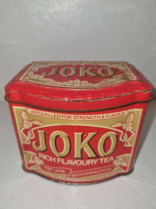 Vintage Joko Tea Tin - 12cm x 12cm x 9cm
