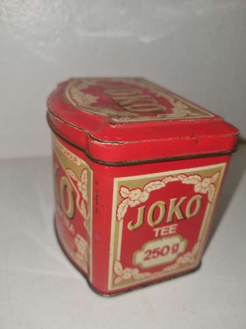 Vintage Joko Tea Tin - 12cm x 12cm x 9cm