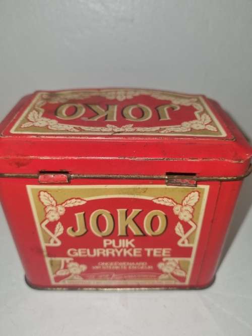 Vintage Joko Tea Tin - 12cm x 12cm x 9cm