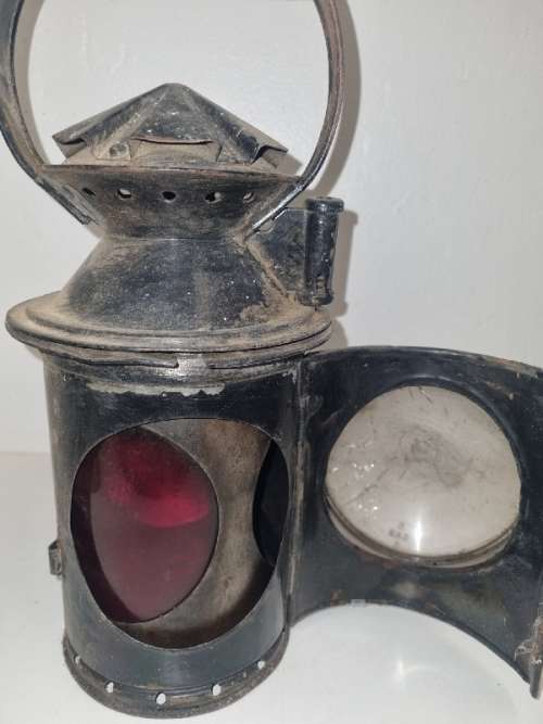 Vintage Railway Signal Lamp - SAR / SAS