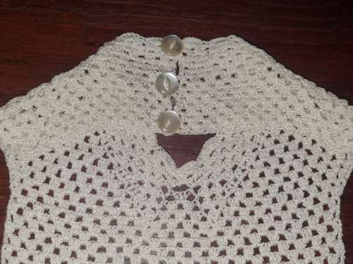 Vintage Crochet Baby Bib