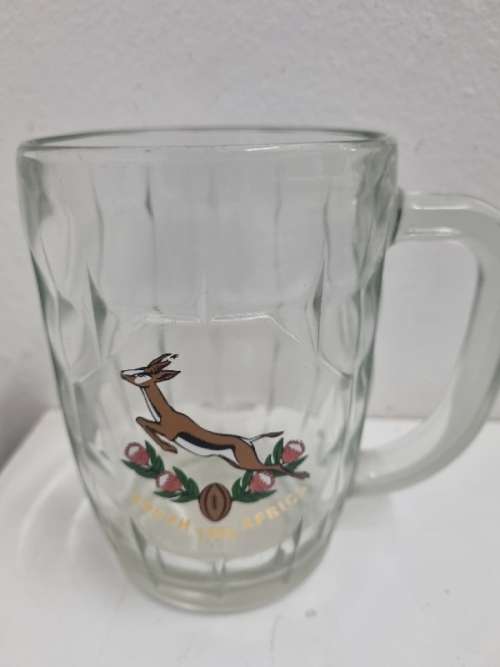 1995 World Cup Rugby Glass Beer Mug