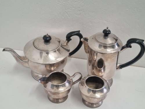 Vintage 4 Piece Silver Plated Tea / Coffee Set - Made in England
