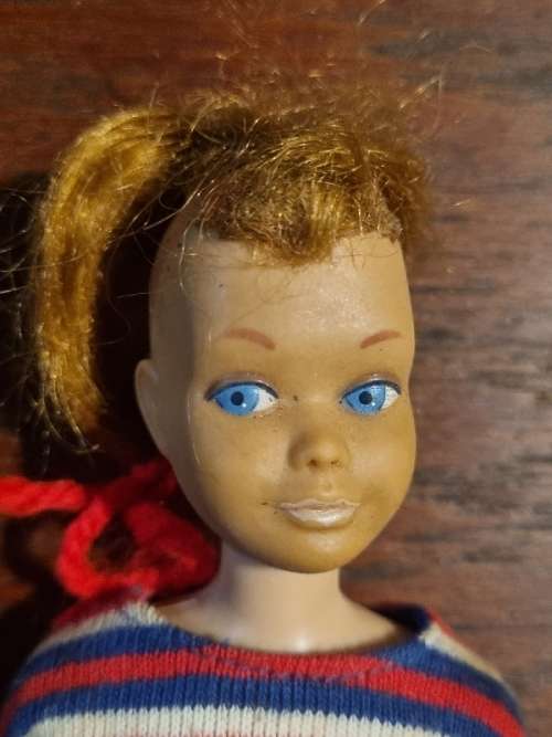 Vintage Original 1963 Barbie Skipper Doll - Mattel Inc. with extra clothes and shoes