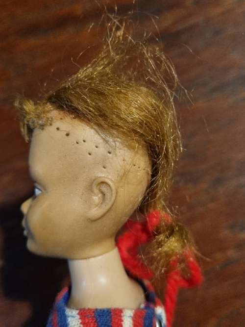 Vintage Original 1963 Barbie Skipper Doll - Mattel Inc. with extra clothes and shoes