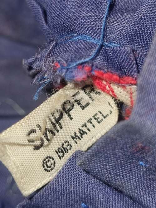 Vintage Original 1963 Barbie Skipper Doll - Mattel Inc. with extra clothes and shoes