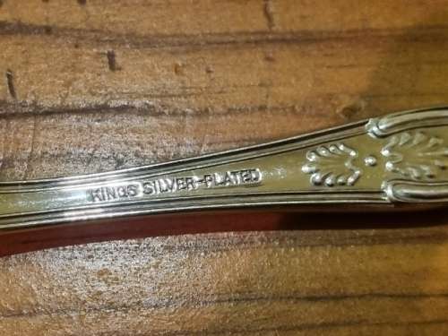 Beautiful Vintage  Silver Plated Sugar Spoon