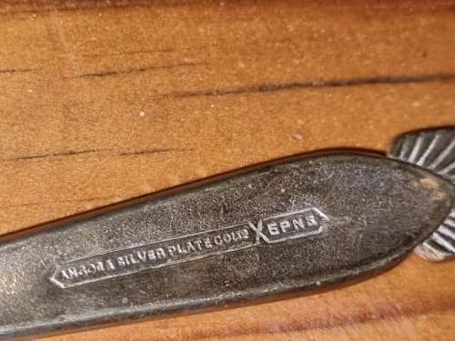 Beautiful Vintage  Cake Fork - Angora Silver Plate EPNS