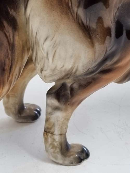 Large dog figurine - Collie dog - Made in Japan - 32cm x 21cm