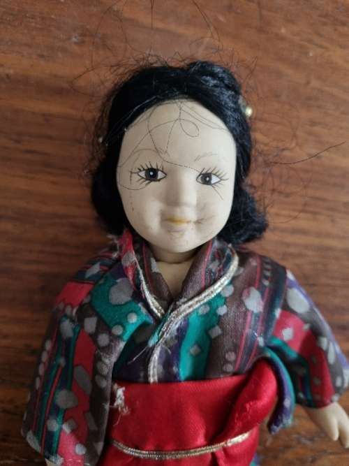 Small Oriental Porcelain Doll - 22cm