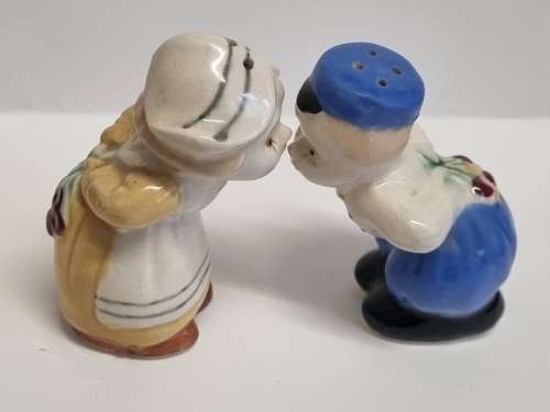 Vintage Salt and Pepper Set - Man and Woman