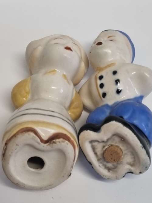 Vintage Salt and Pepper Set - Man and Woman