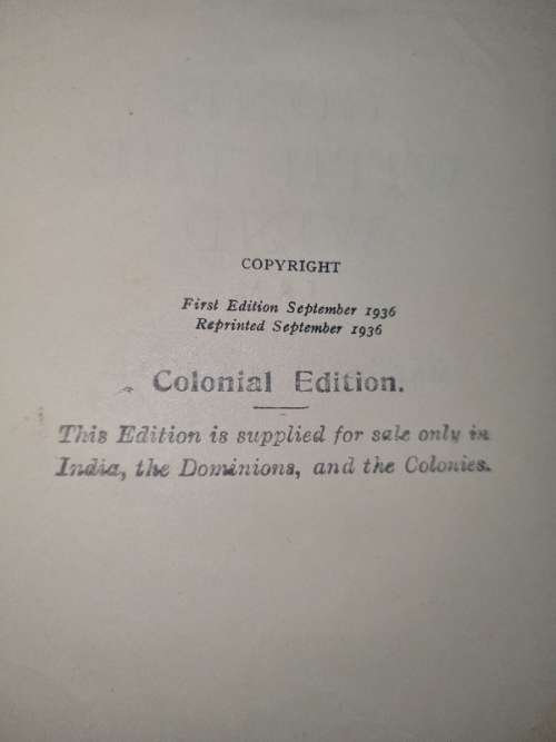 Gone with the Wind - Margaret Mitchell - 1936 - Colonial Edition