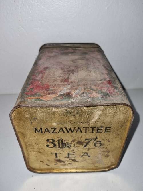 Large Vintage 3LBS Mazawattee Tea Tin