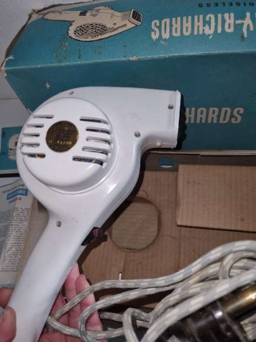 Vintage Morphy Richards Hair Dryer - In Original Box - Working - Retro