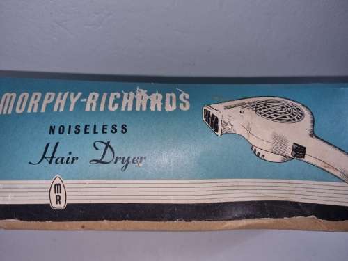 Vintage Morphy Richards Hair Dryer - In Original Box - Working - Retro