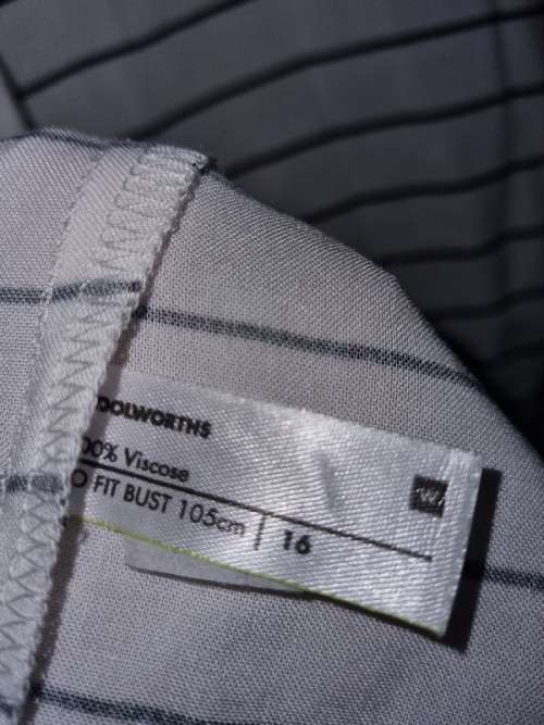 Woolworths Striped Top - Size 16