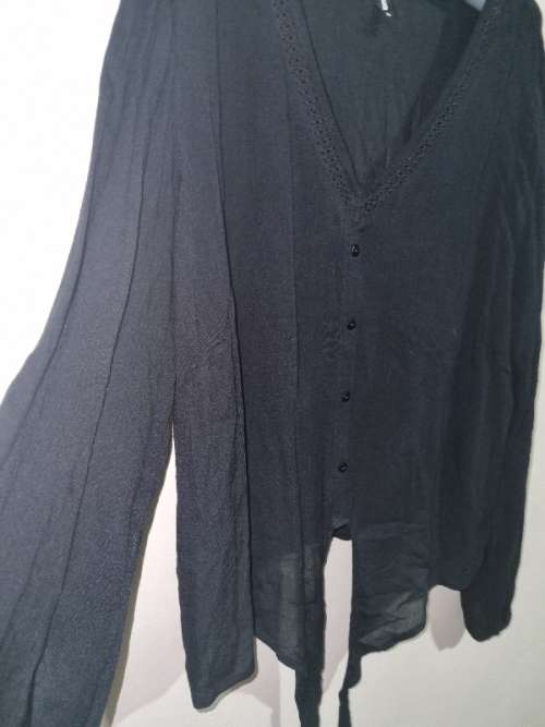 Black Woolworths Edition Top - Size 14