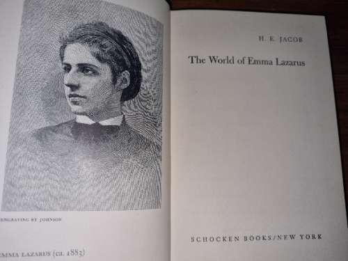 The World of Emma Lazarus - H.E. Jacob
