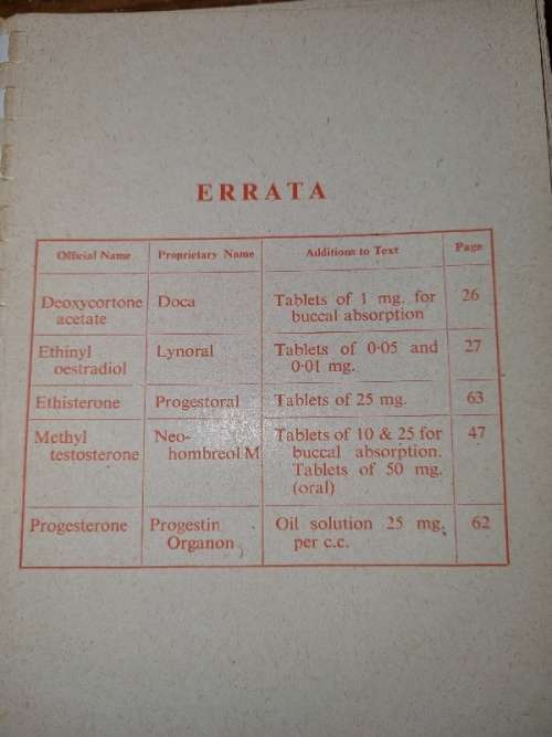 Vintage book - Hormones and Vitamins - A Handbook