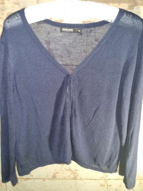 David Jones Navy Light Knitwear - Size M