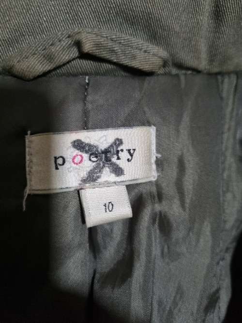 Poetry Jacket - Khaki - Size 10