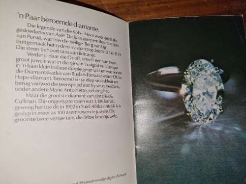 `n Diamant is vir ewig - Klein Vintage boekie oor diamante
