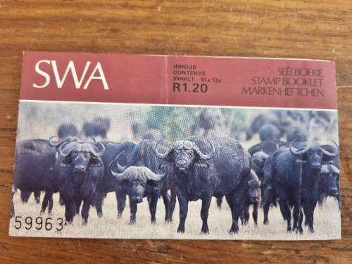 SWA Stamp Booklet 10 x 12c stamps - 1985